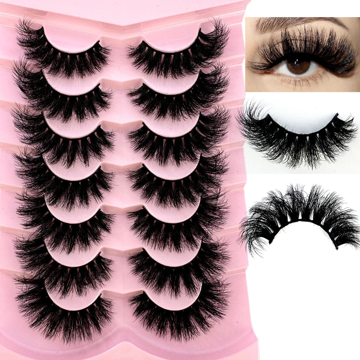 Dramatic Cat Eye Lashes — 7 Pairs