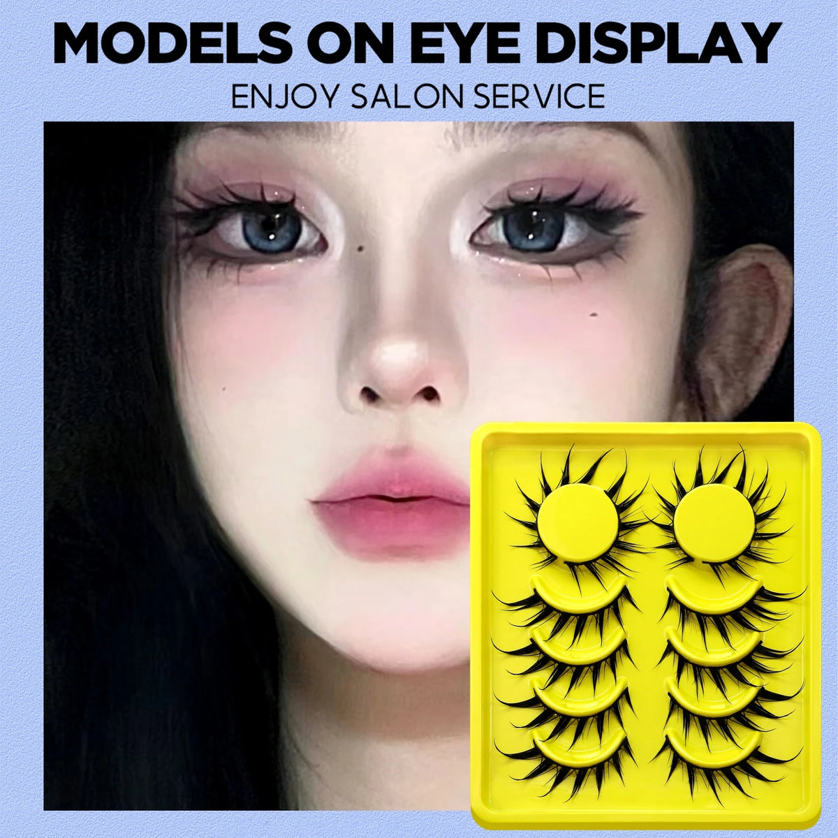 Manga Cat Eye Lashes — Wispy Spike