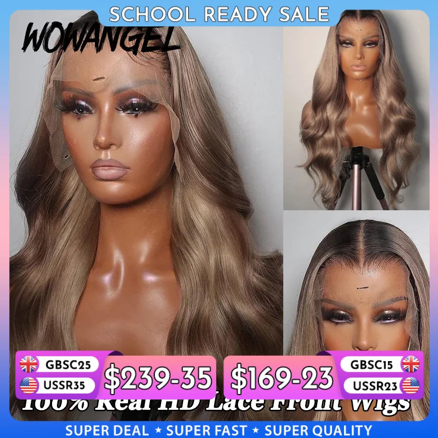 Ash Blonde Body Wave Wig
