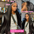Straight Lace Front Wig — 100% Human Hair