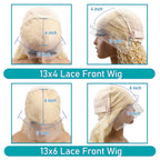 613 Blonde Straight Lace Front Wig — 100% Human Hair