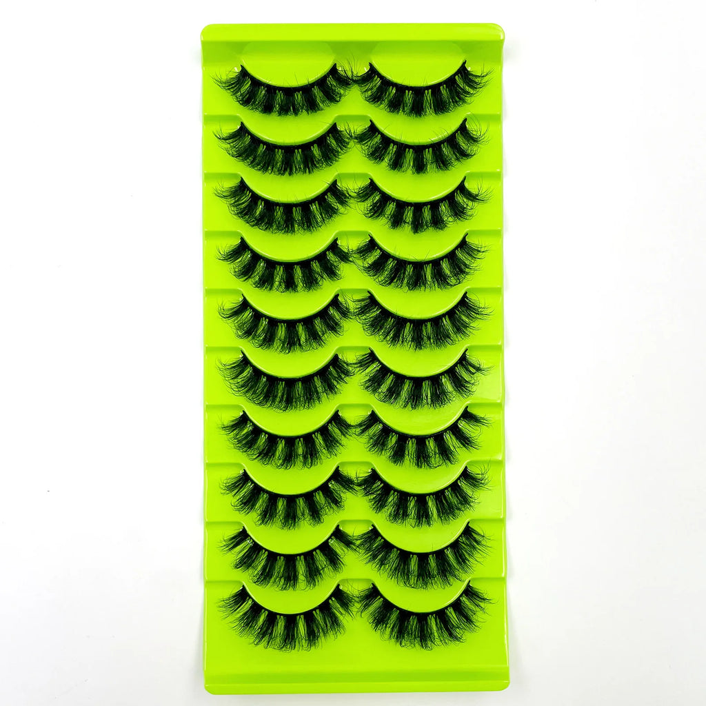 8D Mink Lashes — 10 Pairs
