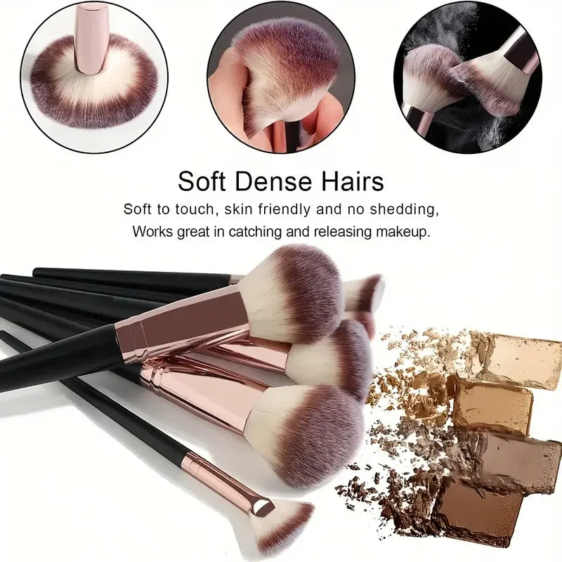 Makeup Brush Set — 3 to 20 Piece