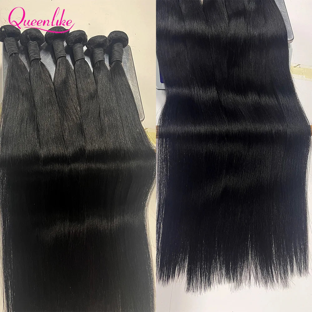 Raw Straight Bundles — 26 to 30 Inch