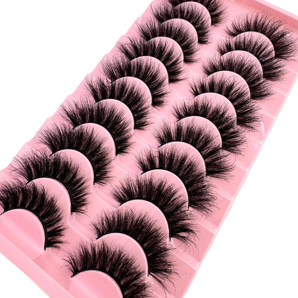 Faux Mink Lashes — 10 Pairs