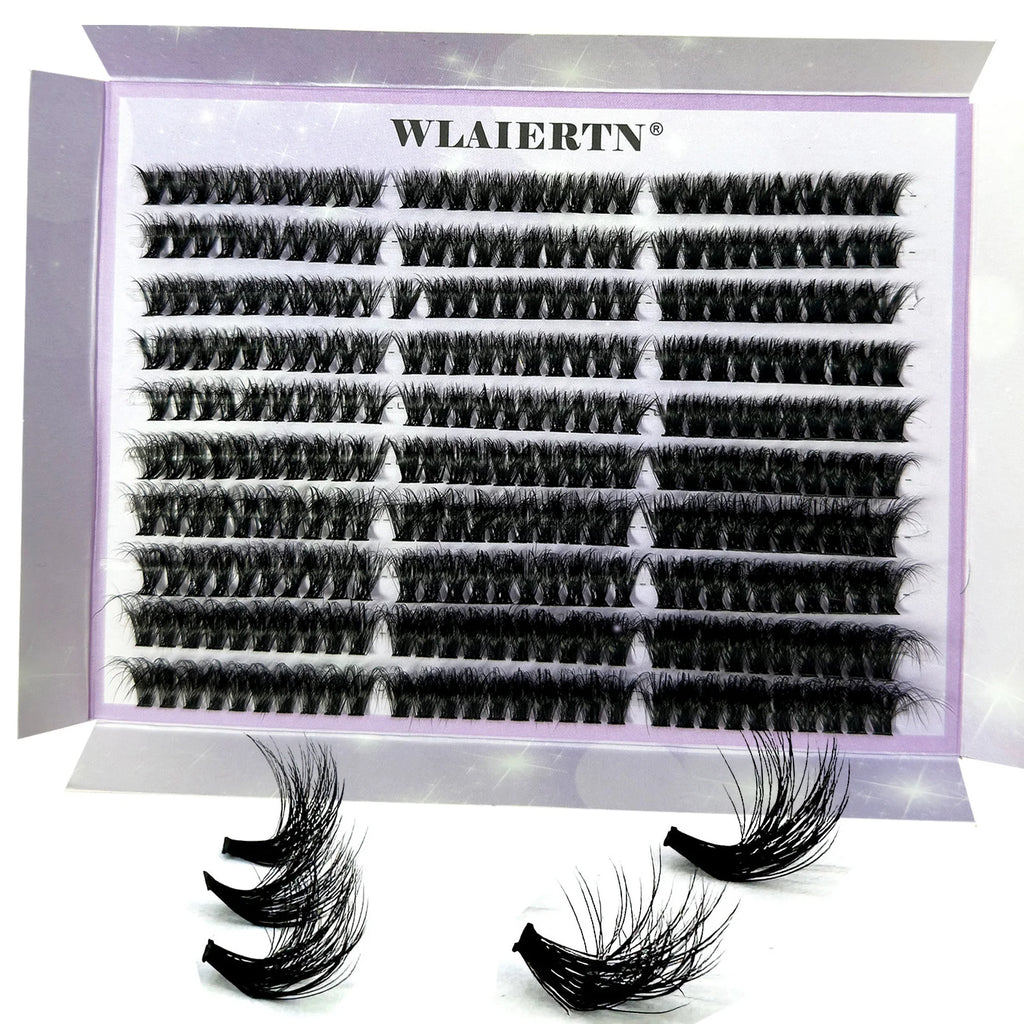 Fluffy Lash Clusters — 5D Volume