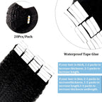 Kinky Straight Tape-In Extensions