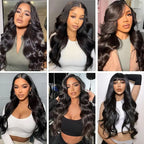 Body Wave Clip-In Extensions — 8 Piece Set