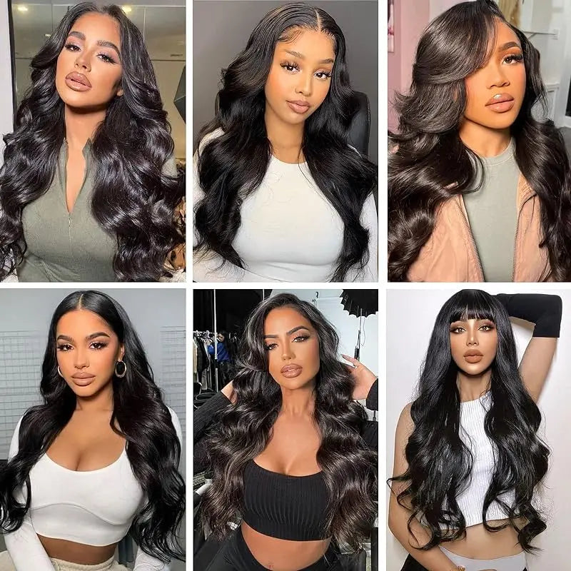 Body Wave Clip-In Extensions — 8 Piece Set