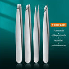 Brow Tweezers Set — 4 Piece