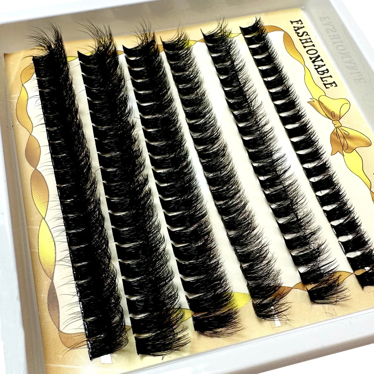 Fluffy Lash Clusters — 5D Volume