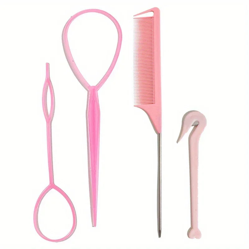 Braiding & Ponytail Tool Set — 4 Piece