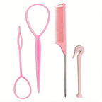 Braiding & Ponytail Tool Set — 4 Piece