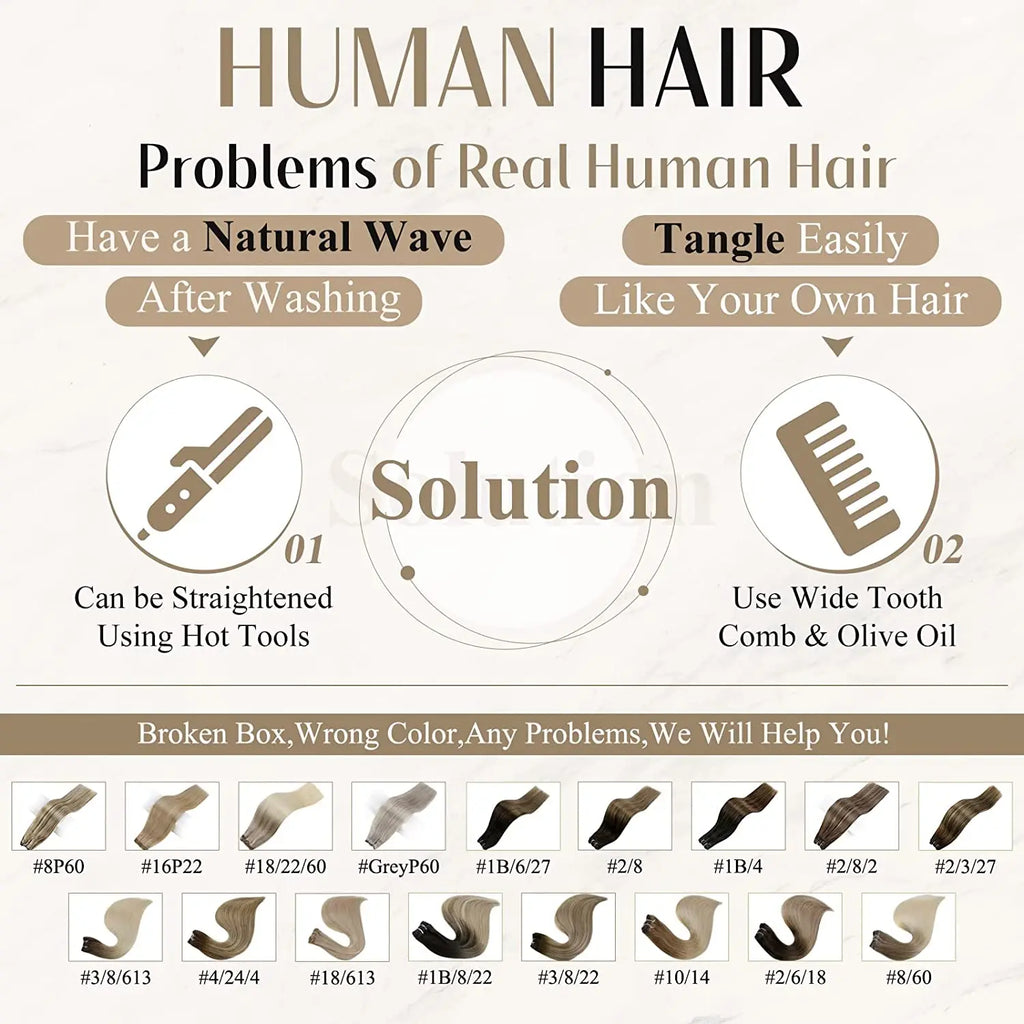 Ombre Blonde Straight Wefts — Sew-In