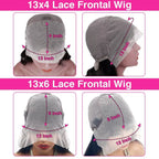 Curly Lace Front Wig — 100% Human Hair