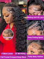 Water Wave Lace Front Wig — 300% Density