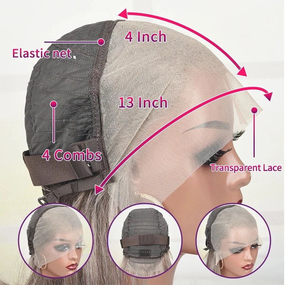 Ash Blonde Bob Wig — 100% Human Hair