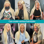613 Blonde Straight Lace Front Wig — 100% Human Hair
