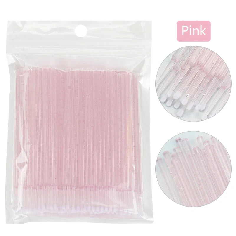 Lash Cleaning Micro Swabs — 100 Pack