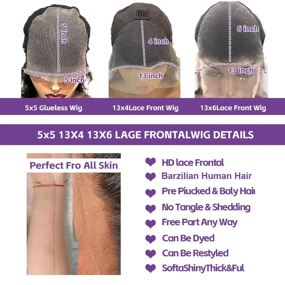 Body Wave Lace Front Wig — 100% Human Hair