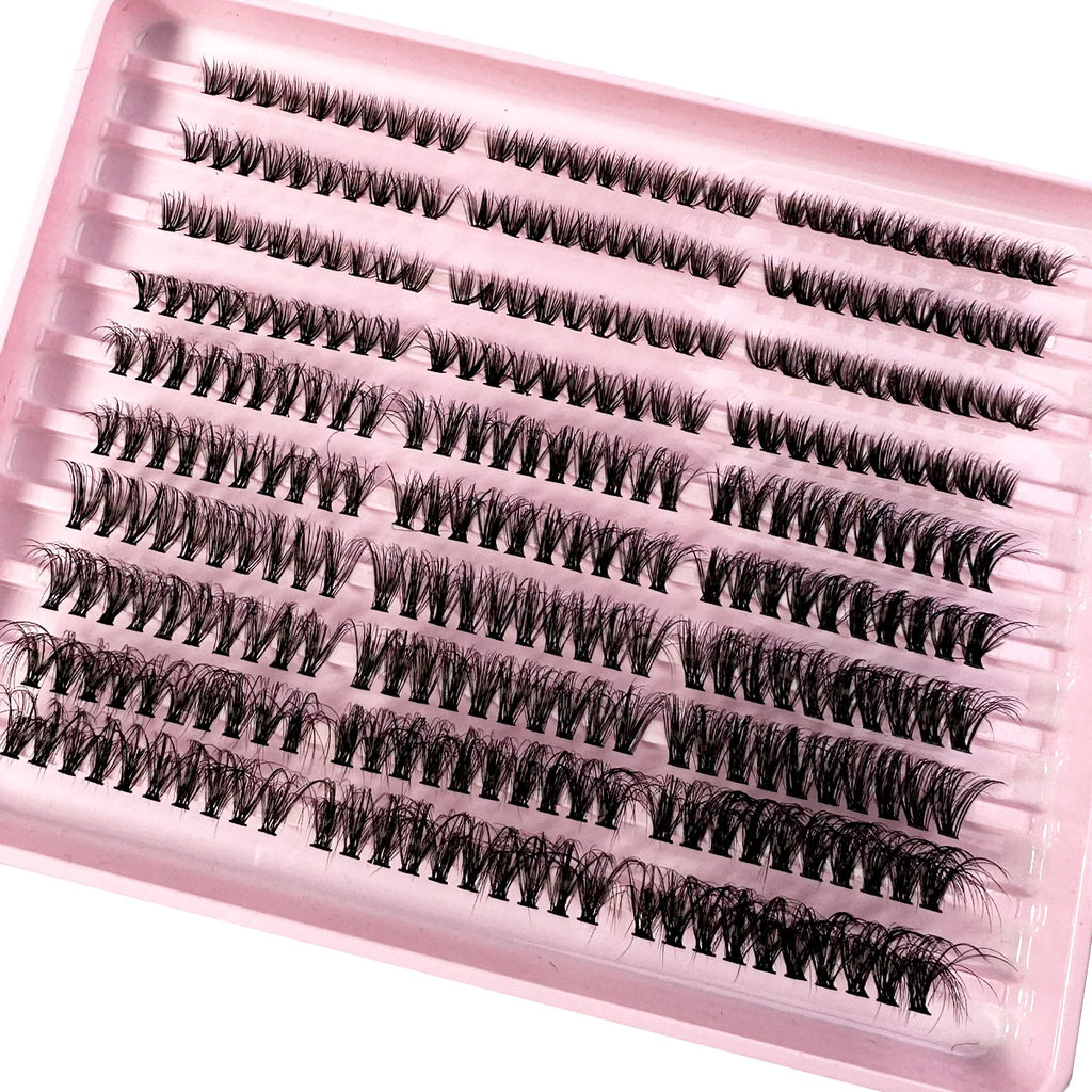 Fluffy Lash Clusters — 5D Volume