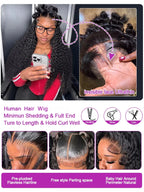 Water Wave Lace Front Wig — 300% Density