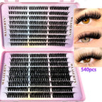 Faux Mink Lash Clusters — 540 Count