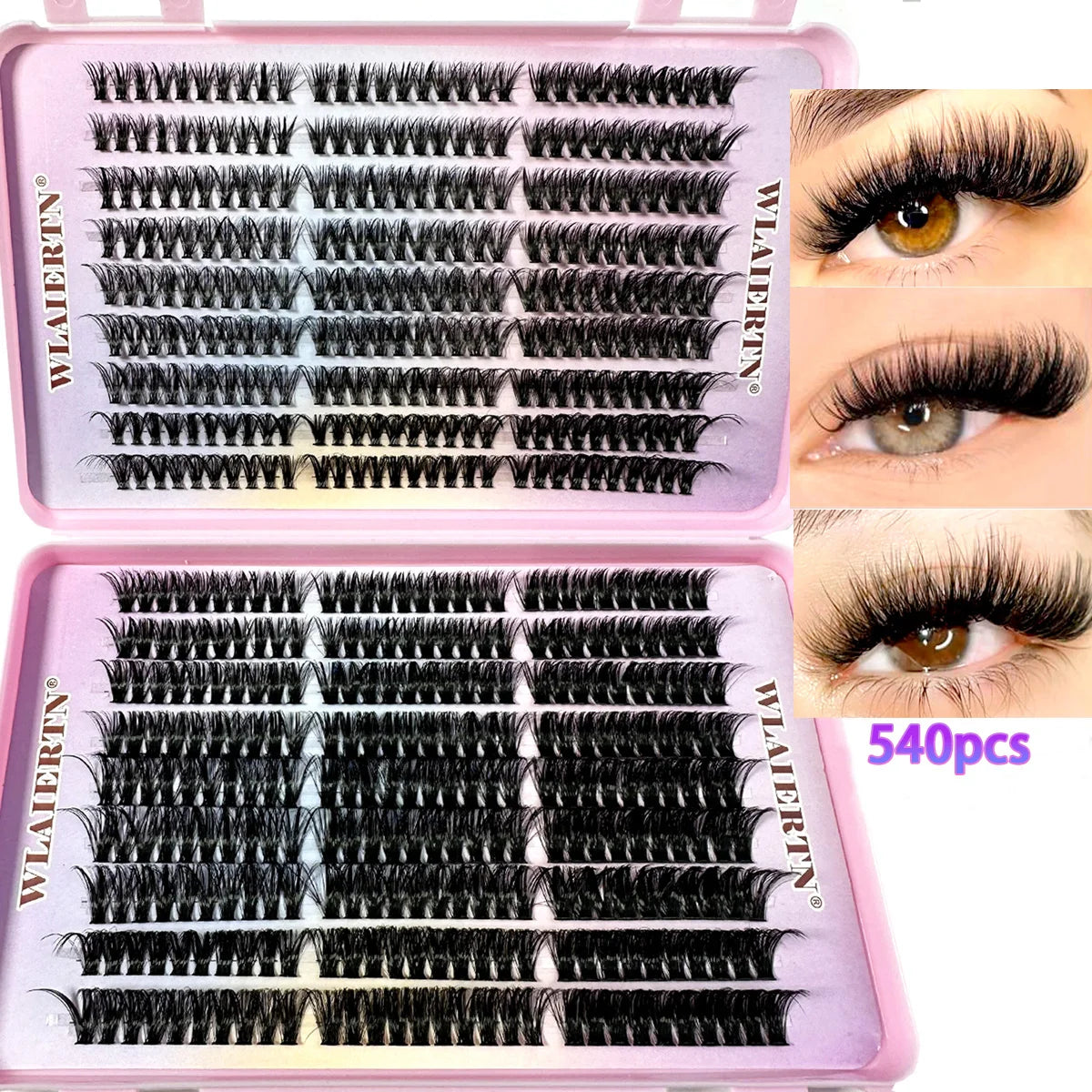Faux Mink Lash Clusters — 540 Count