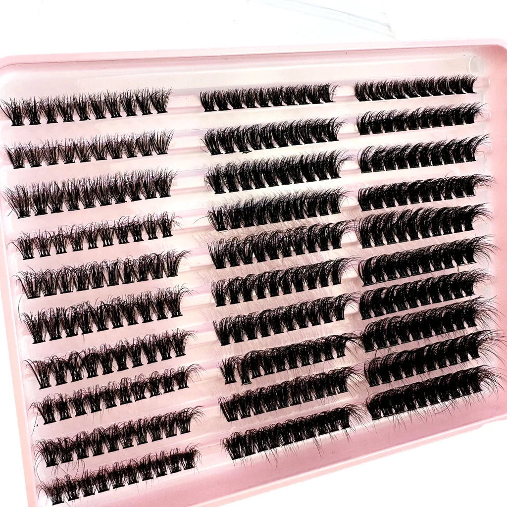 Fluffy Lash Clusters — 5D Volume