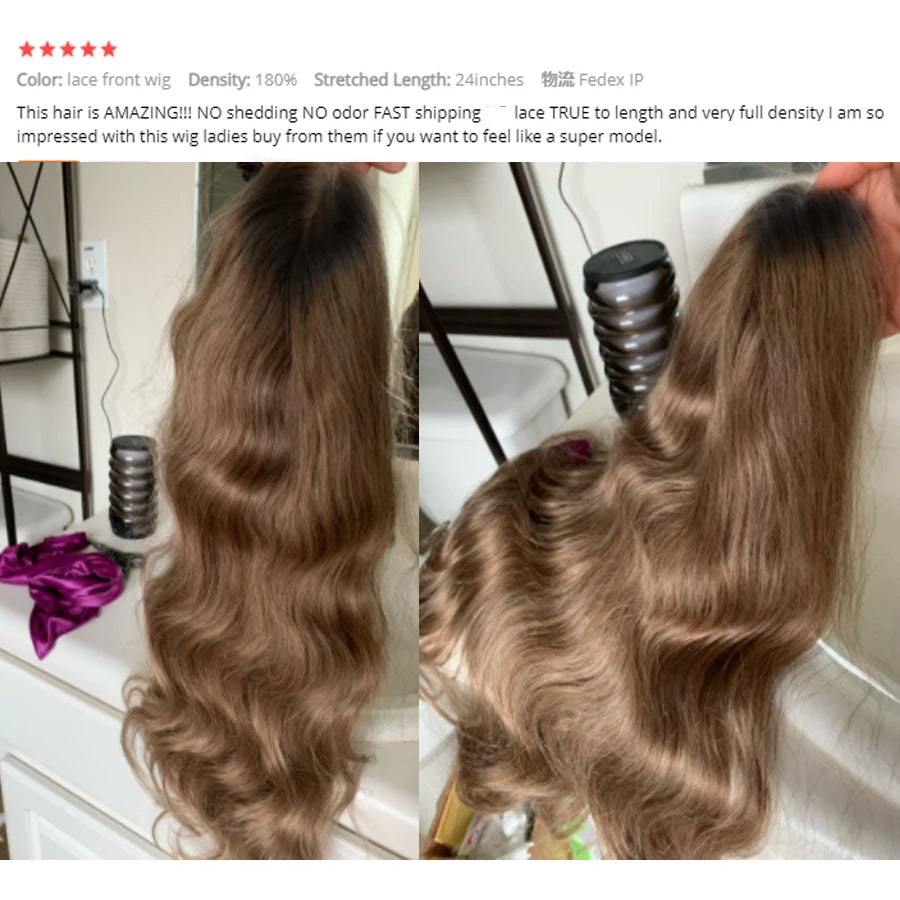 Ash Blonde Body Wave Wig