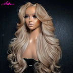 Ash Blonde Body Wave Wig — Milk Tea