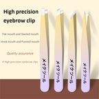 Brow Tweezers Set — 4 Piece