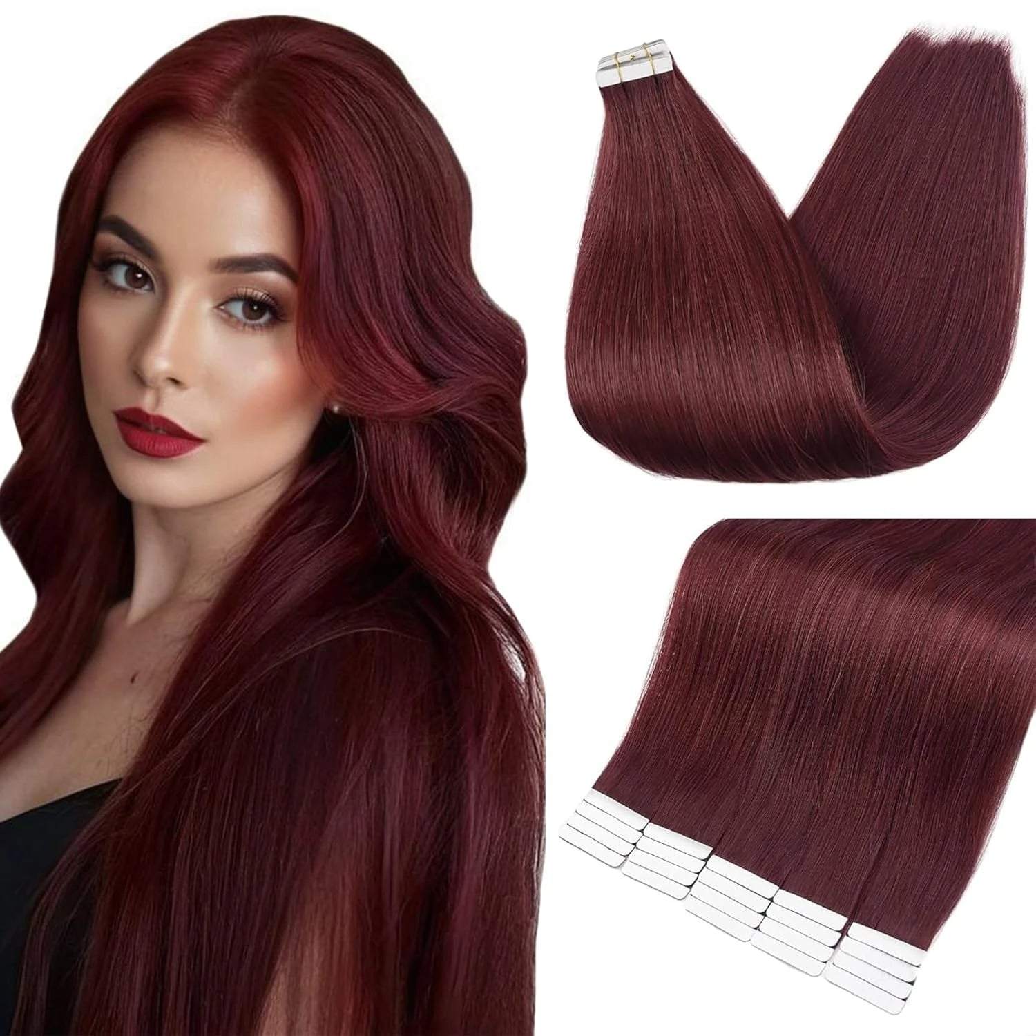 Remy Straight Tape-Ins — 20 Piece, 50g