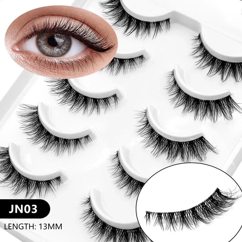 Natural Cat Eye Lashes — Soft Wispy