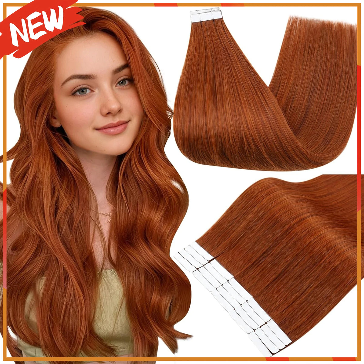 Remy Straight Tape-Ins — 20 Piece, 50g