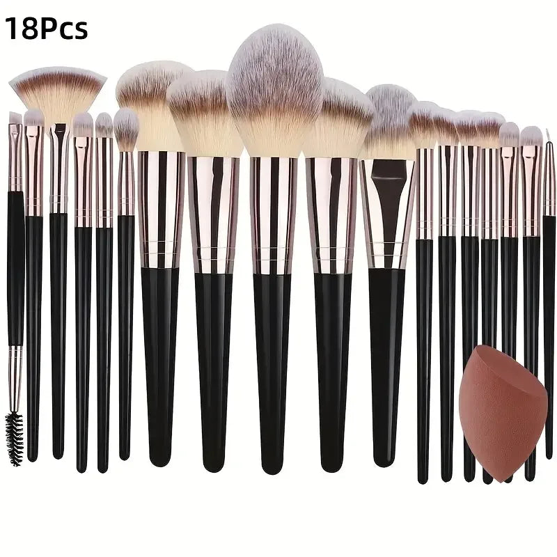 Makeup Brush Set — 3 to 20 Piece