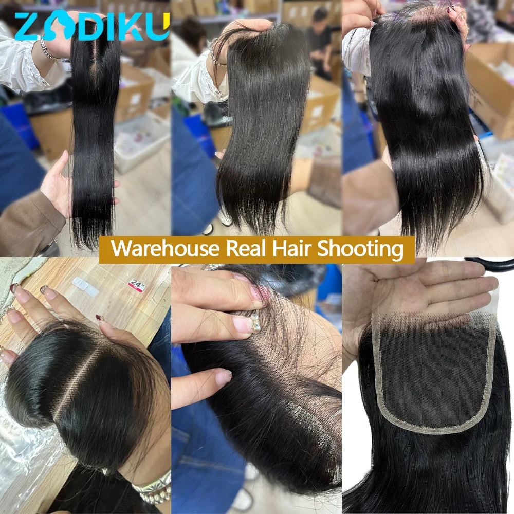 Straight Ear-to-Ear Lace Frontal & Closure
