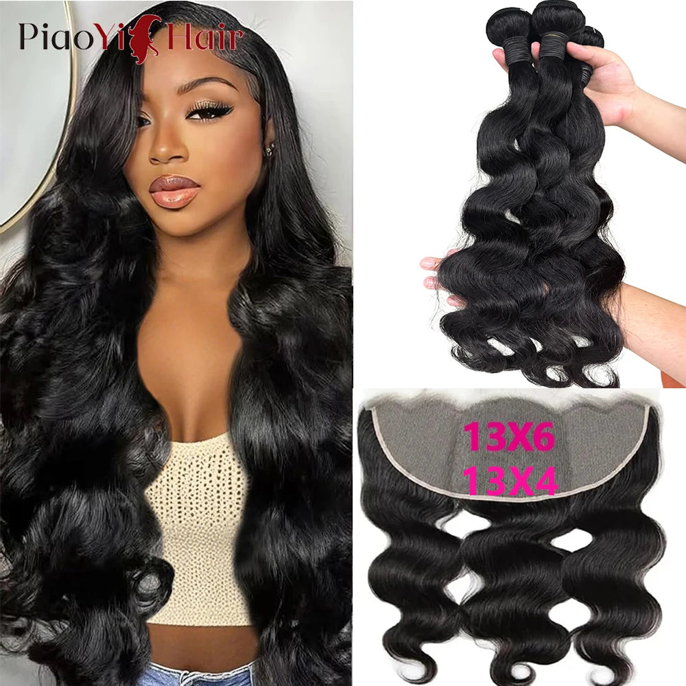 Body Wave Bundle Set with Frontal