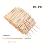 Wooden Waxing Spatulas — 500 Pack