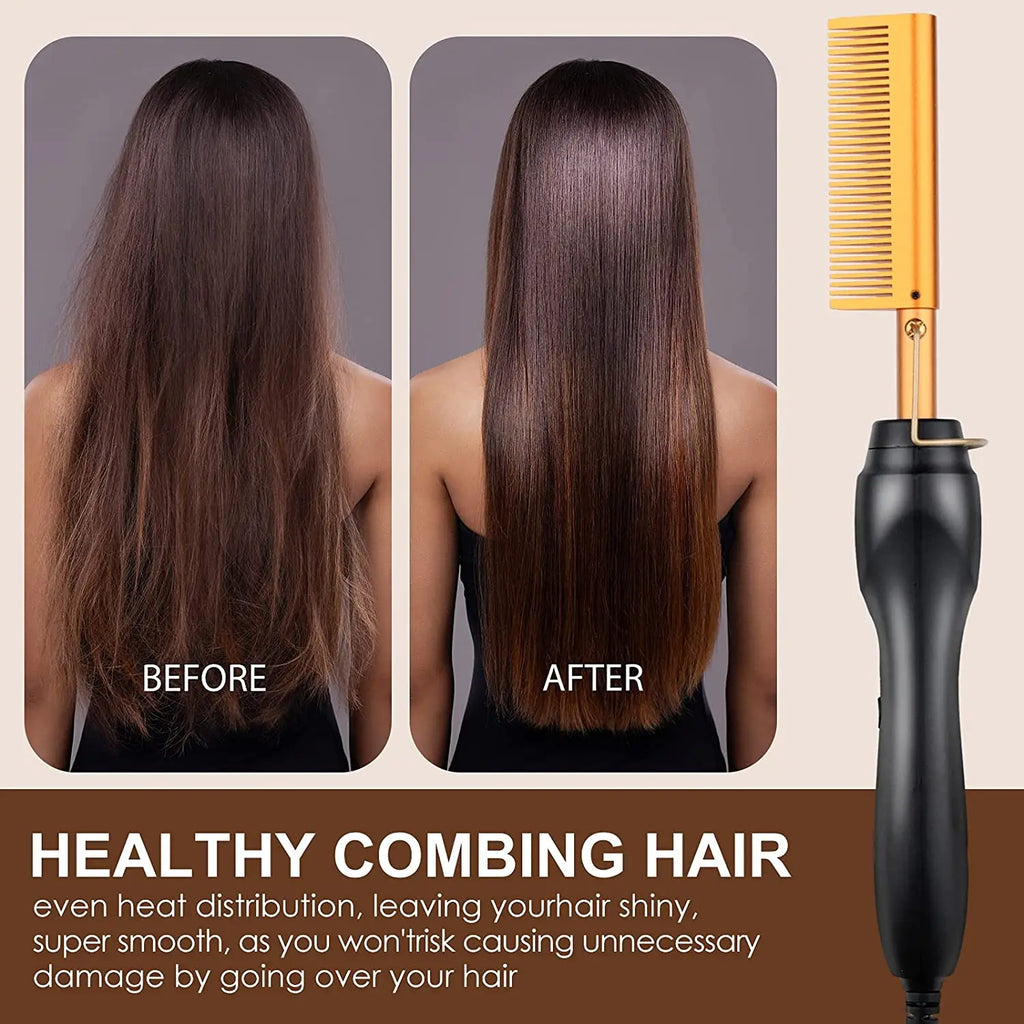 Electric Hot Comb Straightener