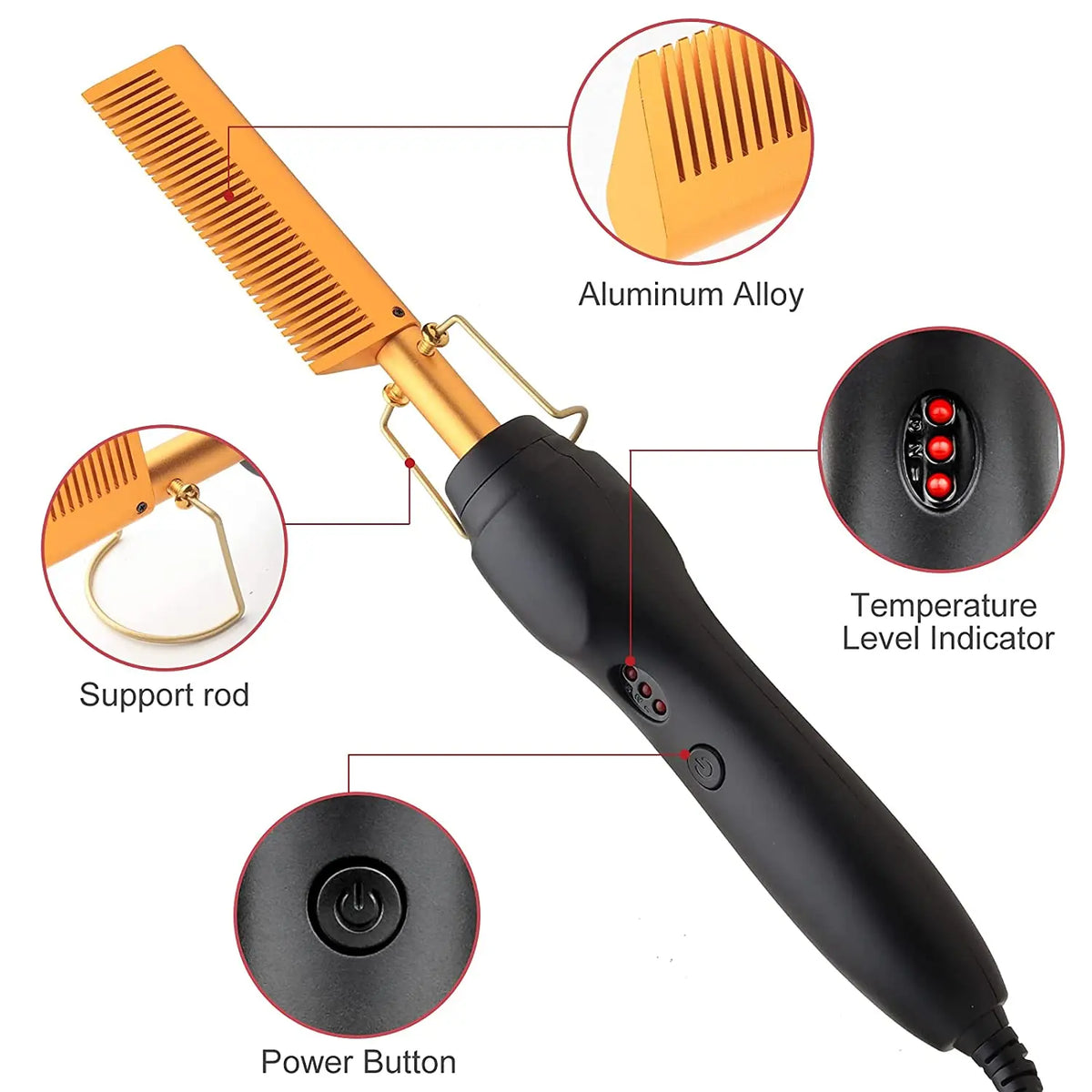 Electric Hot Comb Straightener