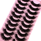 8D Mink Lashes — 10 Pairs