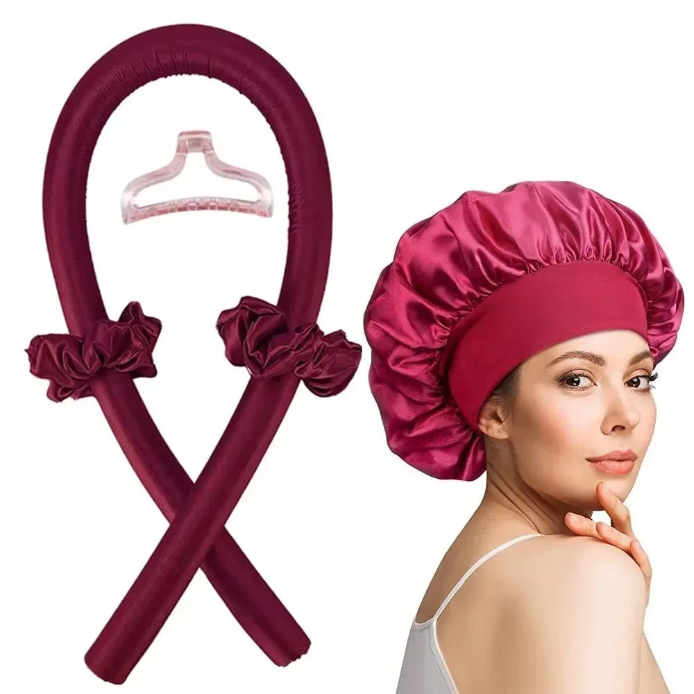 Heatless Curling Rod Set with Night Cap