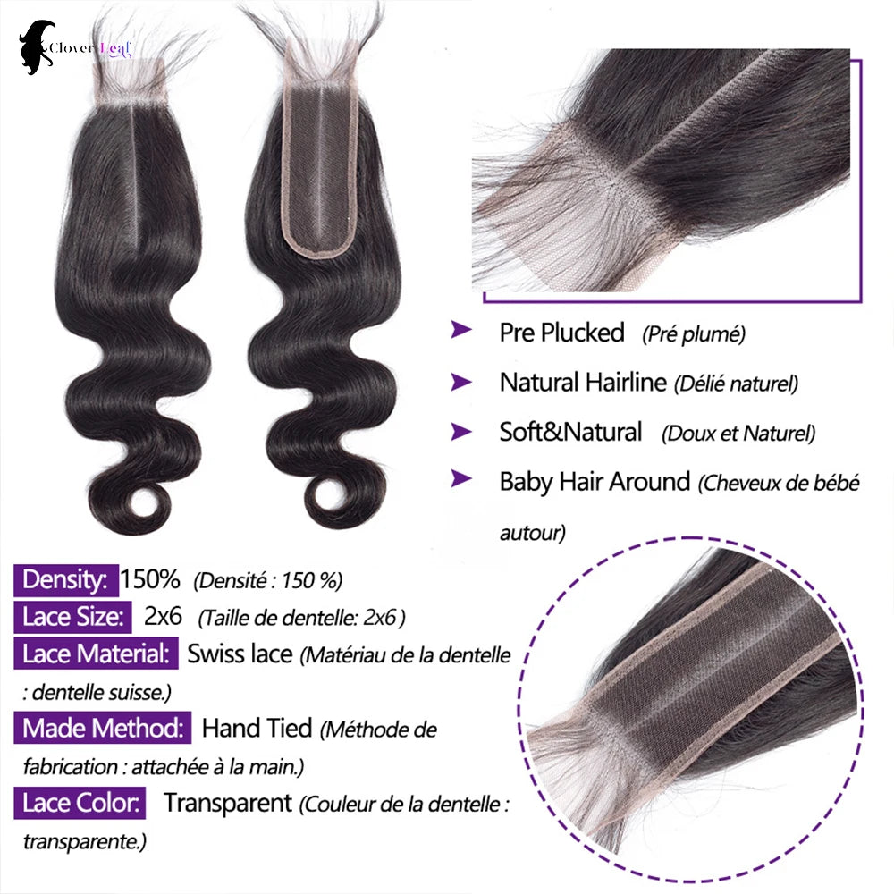Body Wave Bundle Set with Closure