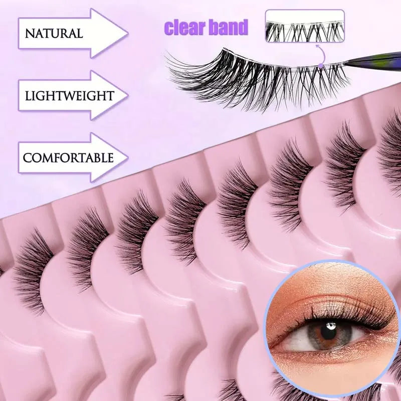 Short Wispy Half Lashes — 10 Pairs