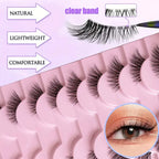Short Wispy Half Lashes — 10 Pairs
